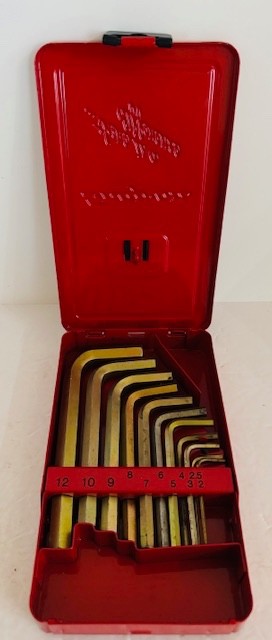 Snap On Tools AW1015DHK .028-3/8″ SAE & AWM110DHK 2-12MM Metric Hex Key Set #101