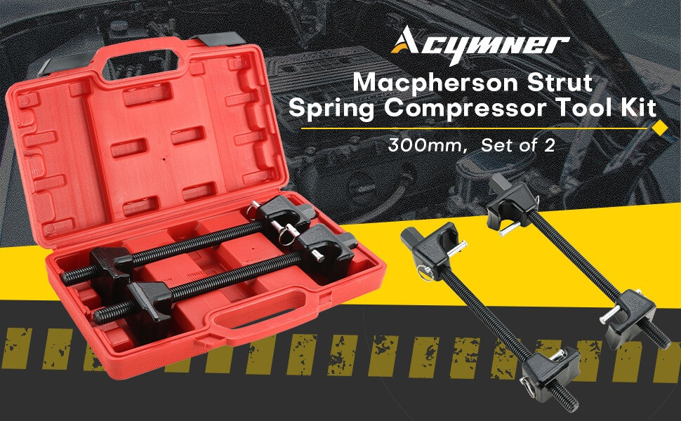Macpherson Strut Coil Spring Compressor Tool Kit Shock Absorber Car Truck Garage