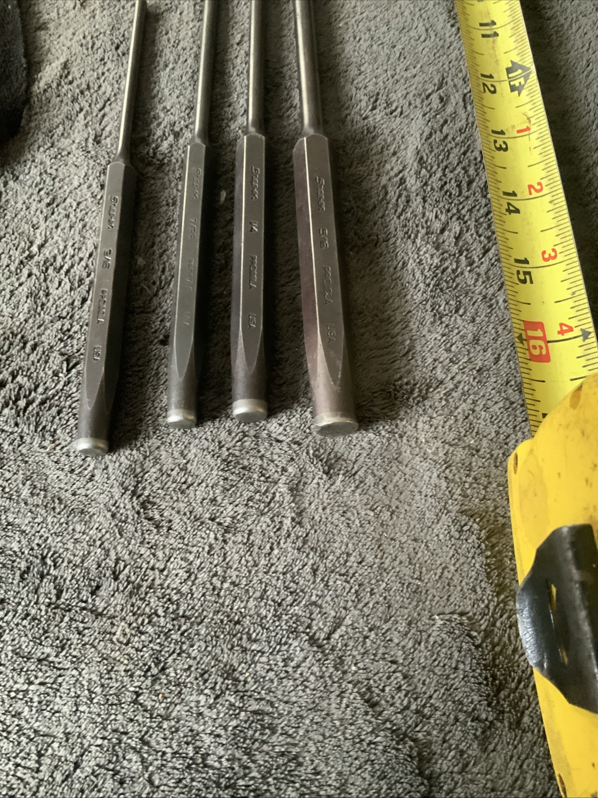Snap On 4pc Pin Punch….missing 2 In Set