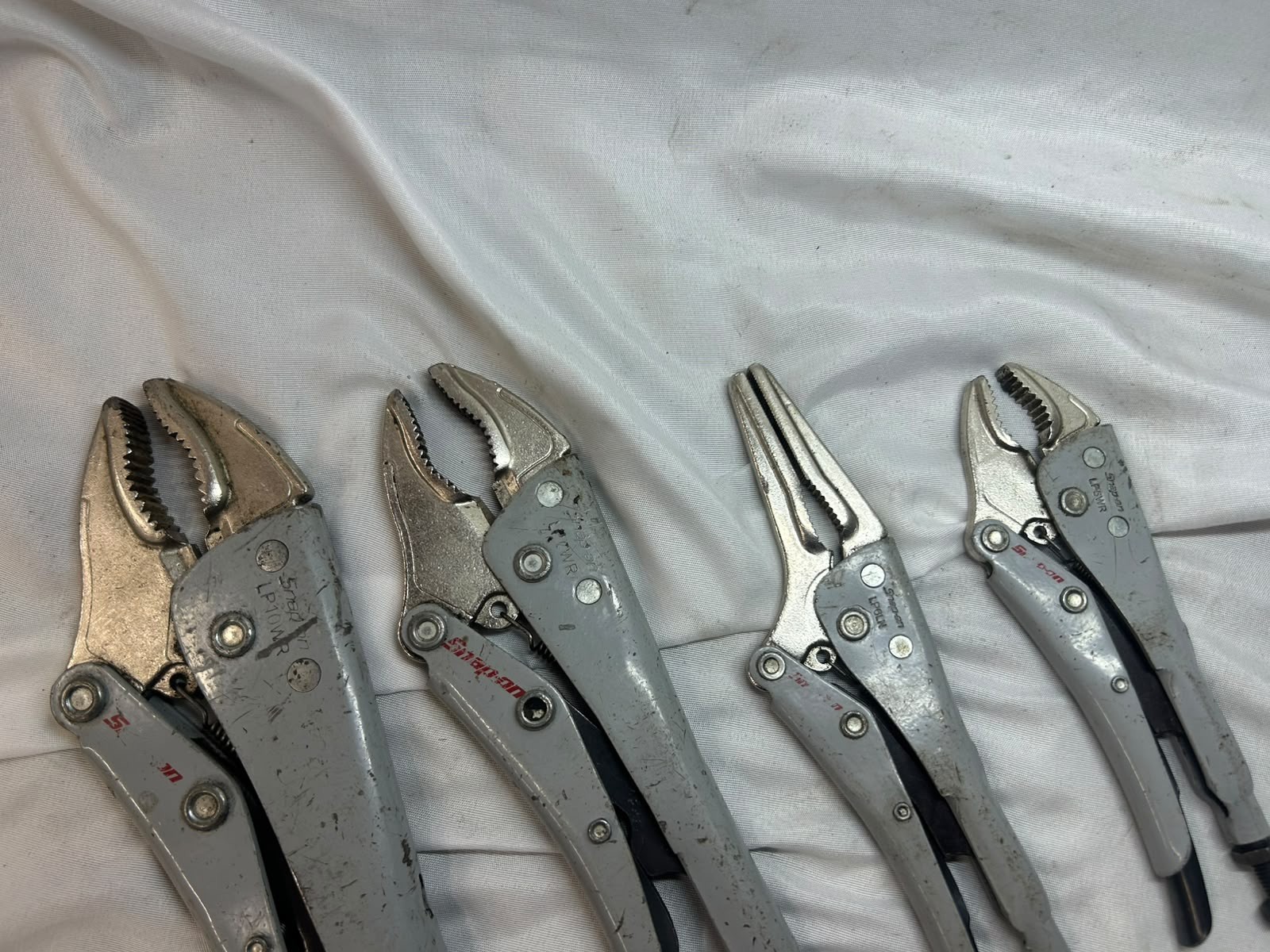 Snap On Locking Jaw Vice Mole Grip Plier Set
