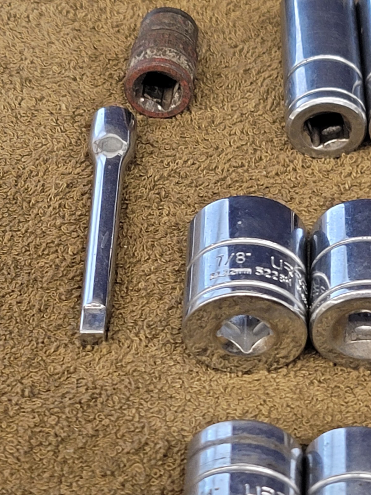 28 URREA Socket Extension 3/8 1/2 1/4 12mm 21mm 7/8 13/163/4 5/8 Sae Metric Set