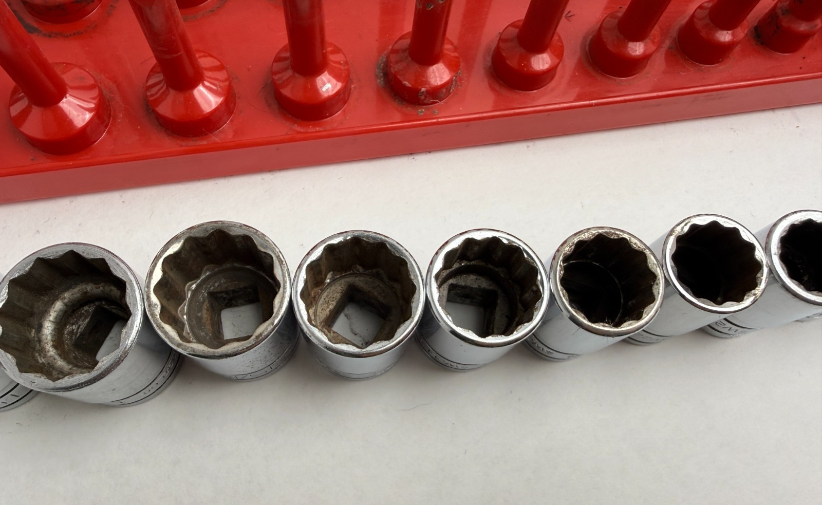 Snap-on Tools USA 14pc 1/2″ Drive SAE Shallow 12pt Socket Set