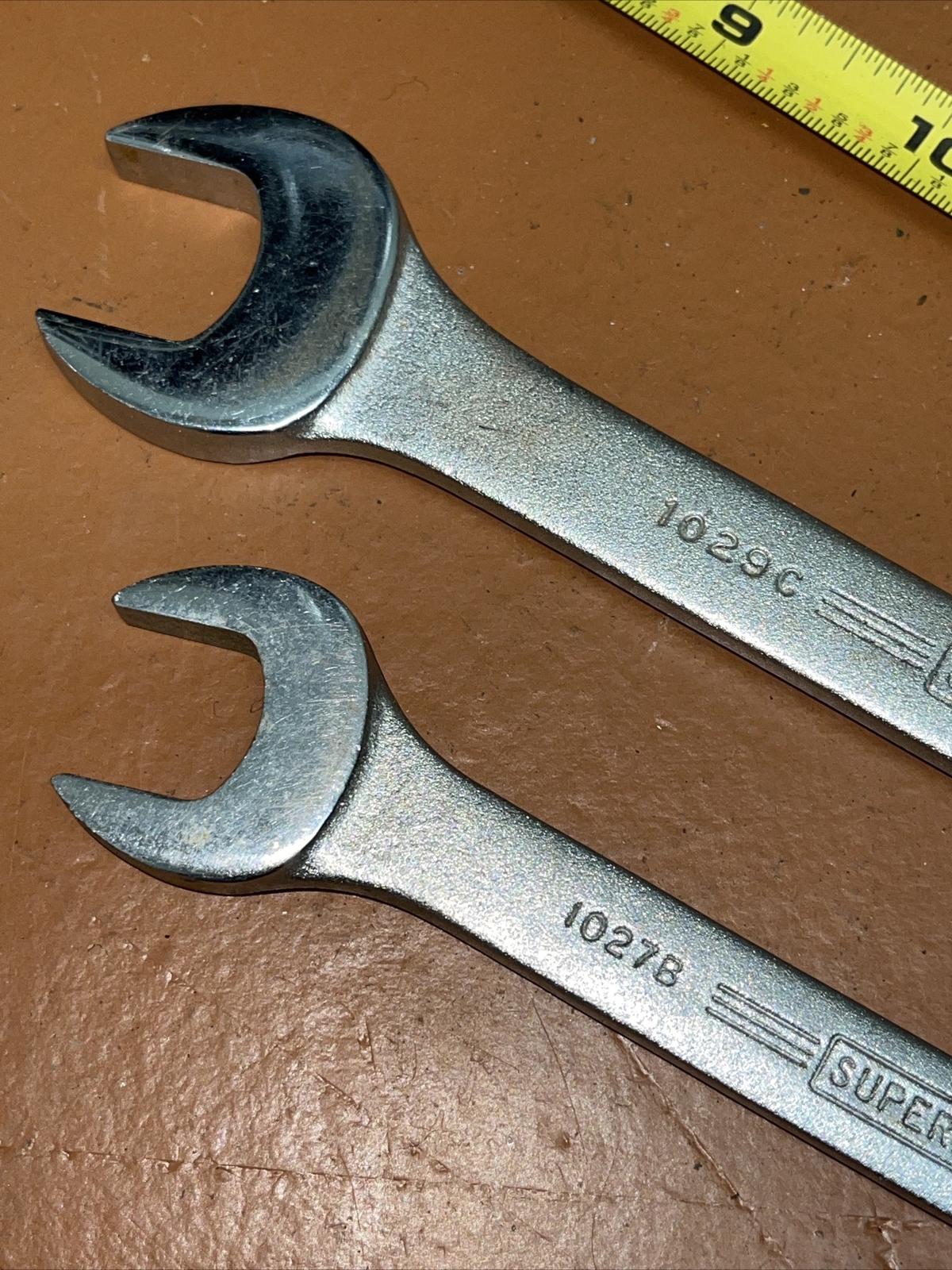 Vintage Williams USA 2 Piece SAE Open End Wrench Set 5/8 11/16 13/16 Superrench