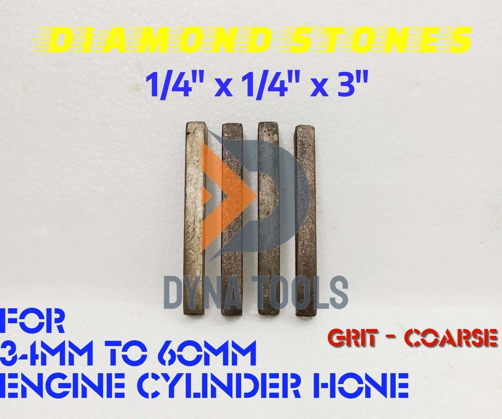 ENGINE CYLINDER HONE HALL TOLEDO TYPE 34MM TO 60MM HONE DIAMOND STONES COARSE