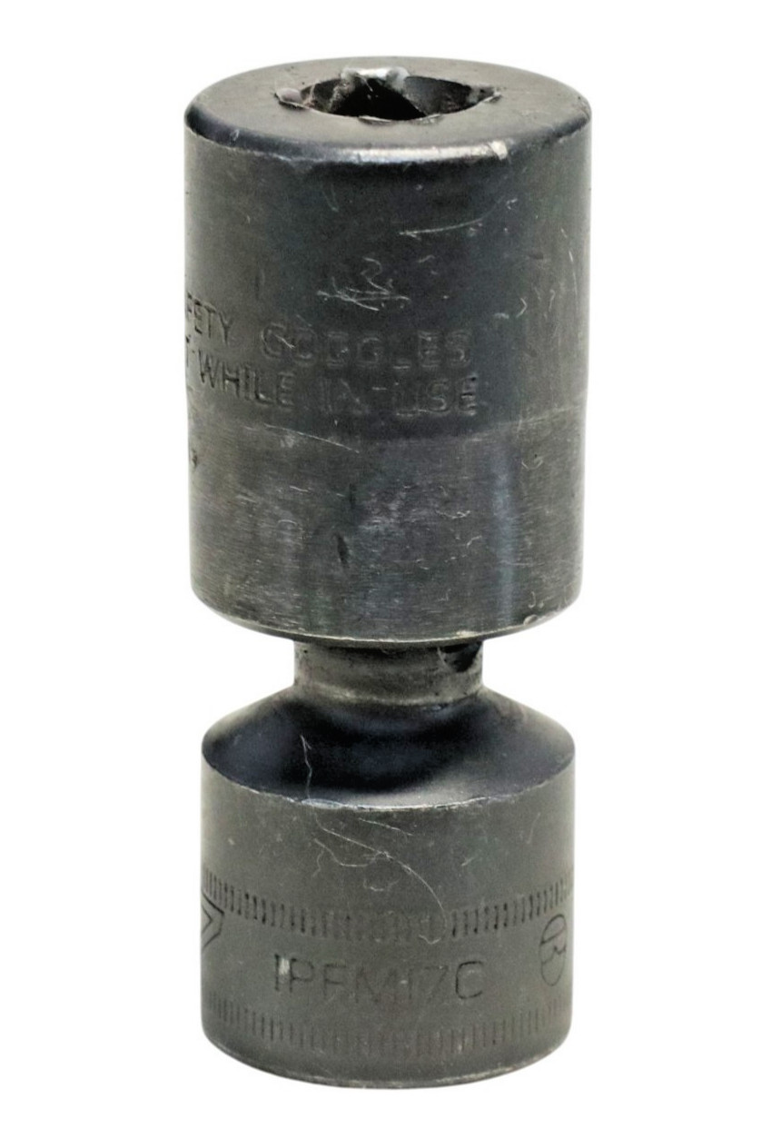 Snap-on Tools IPFM17C 3/8″dr 6-Pt 17mm Flank Dr Shallow Swivel Impact Socket