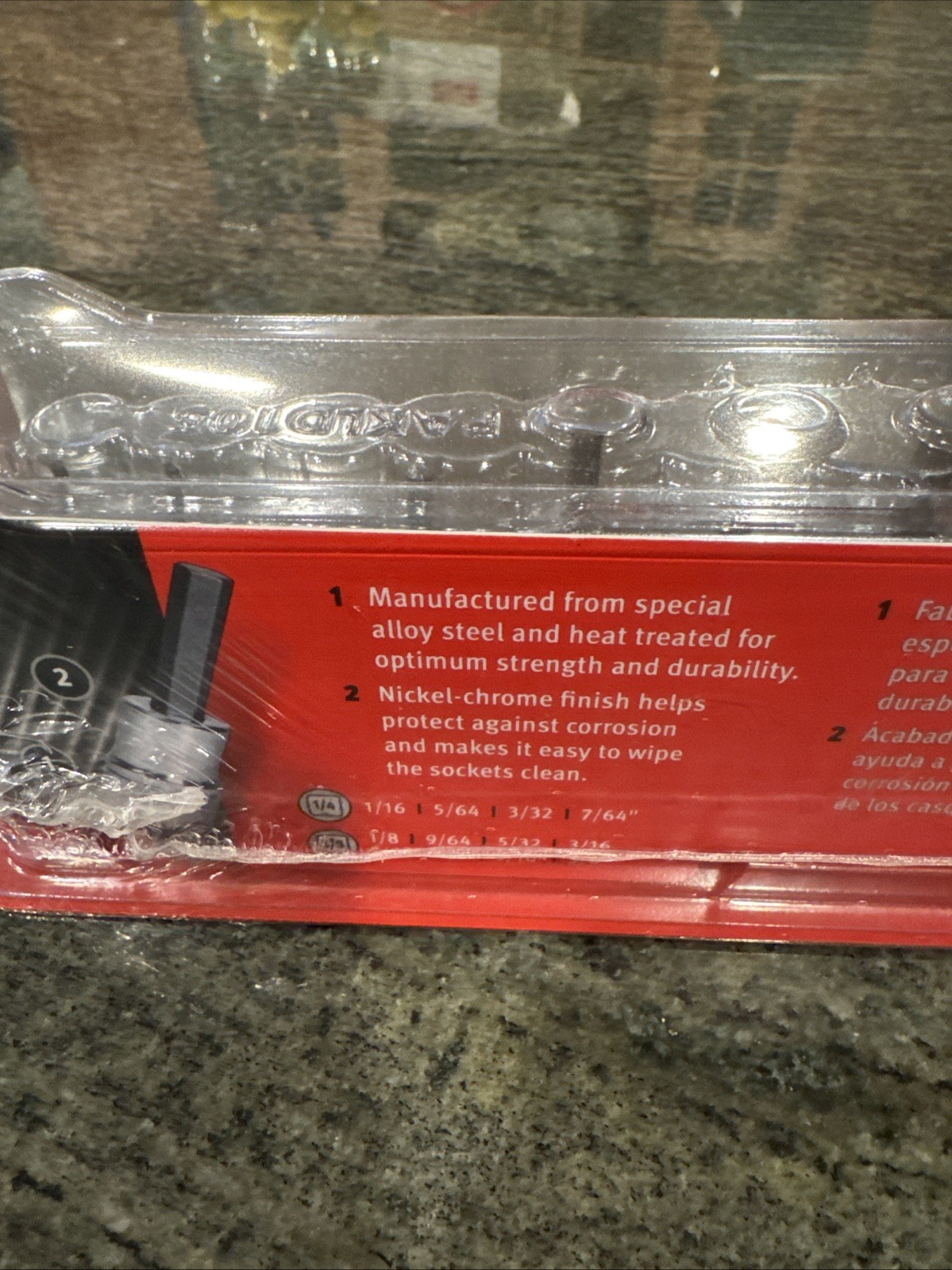 Snap-on 212eftay 12 pc. combo drive sae standard hex bit socket set 1/16-3/8”new