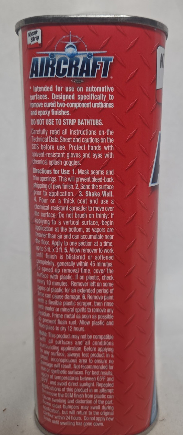 New Aircraft QAR2000 Paint Remover- Quart Professional Grade, Free shipping