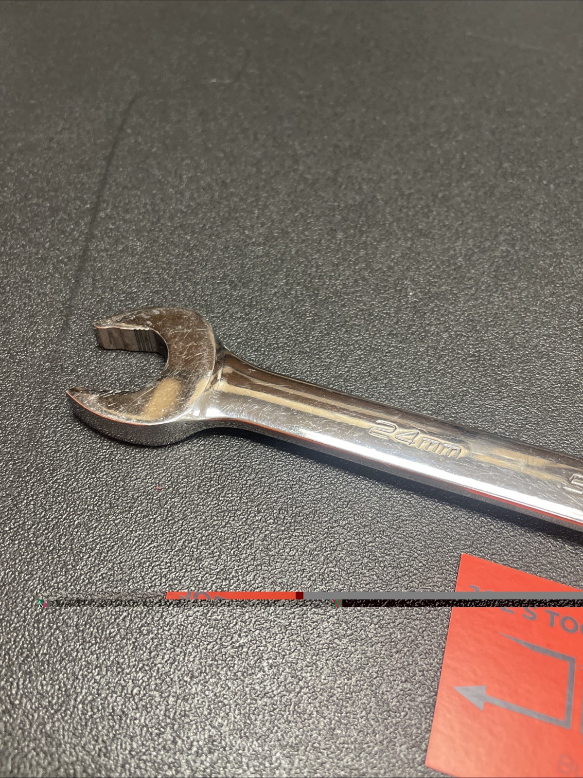 Snap-on Tools 24mm Metric 0° Non-Reversing Ratcheting Combo Wrench SOXRM24A