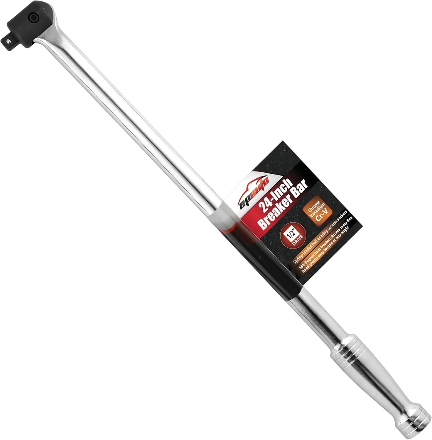 Brand New 24″ Chrome Vanadium Steel CR-V Drive Breaker Bar