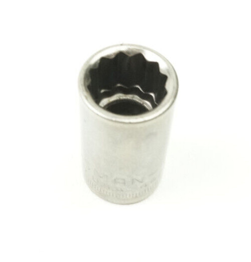 Craftsman -Ɩ⅁- 15mm 12 Point Shallow Chrome Socket 1/2″ Drive 44236 USA