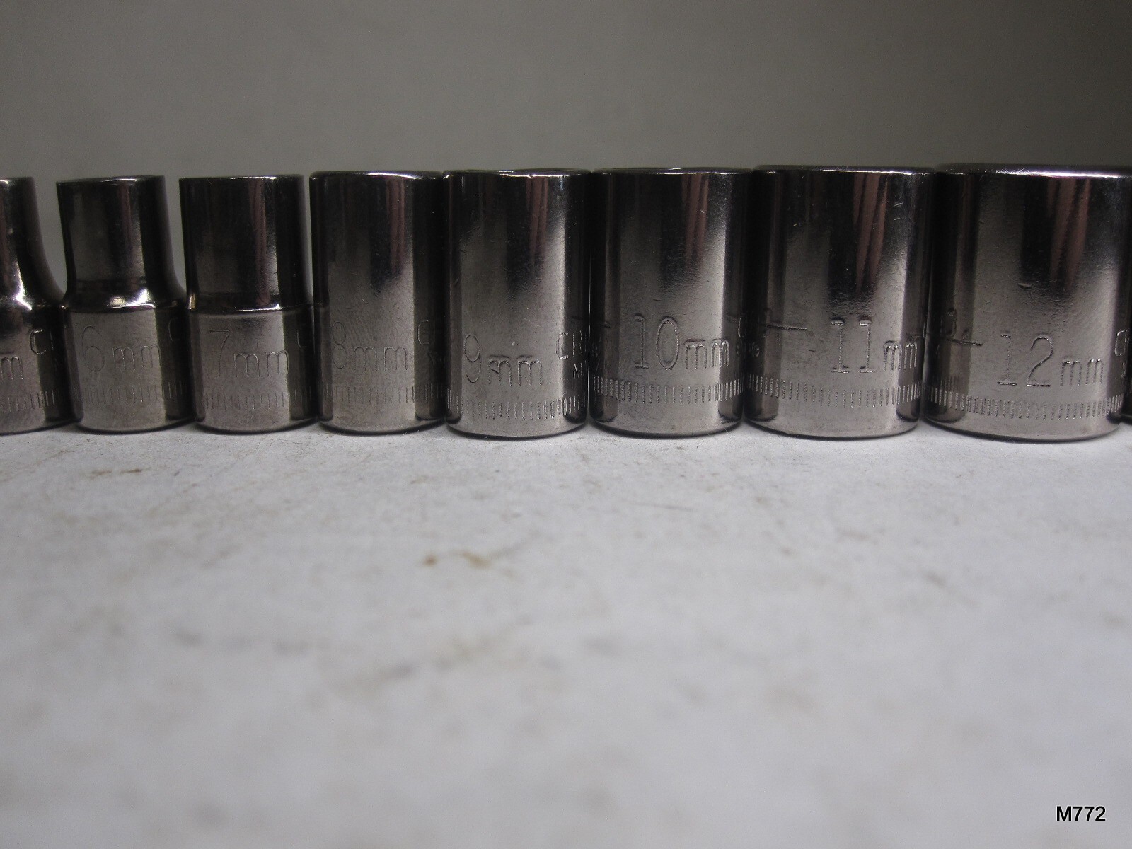 9 Qty Assorted Craftsman 6PT Sockets 1/4″ Drive 5, 6, 7, 8, 9, 10, 11, 12, 13mm