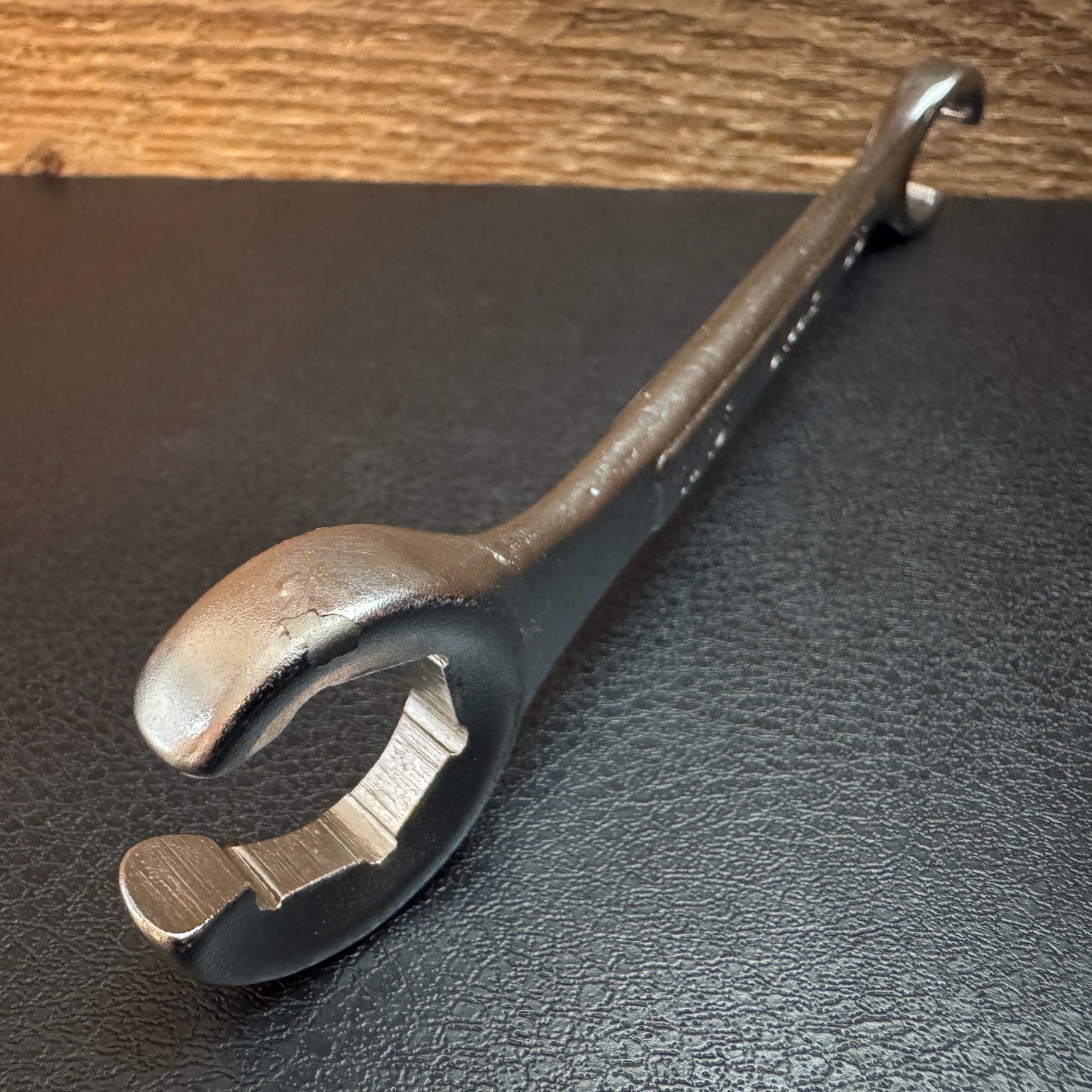 Vintage POWER TORQUE GM0012 Flare Nut Brake Line Wrench 5/8″ 11 /16″ Offset USA