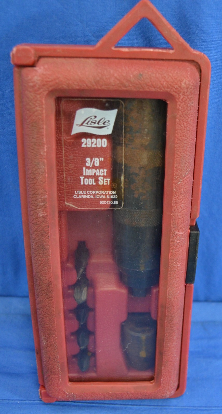 Lisle 29200 3/8″ Hand Impact Tool Set Driver With Bits & Case