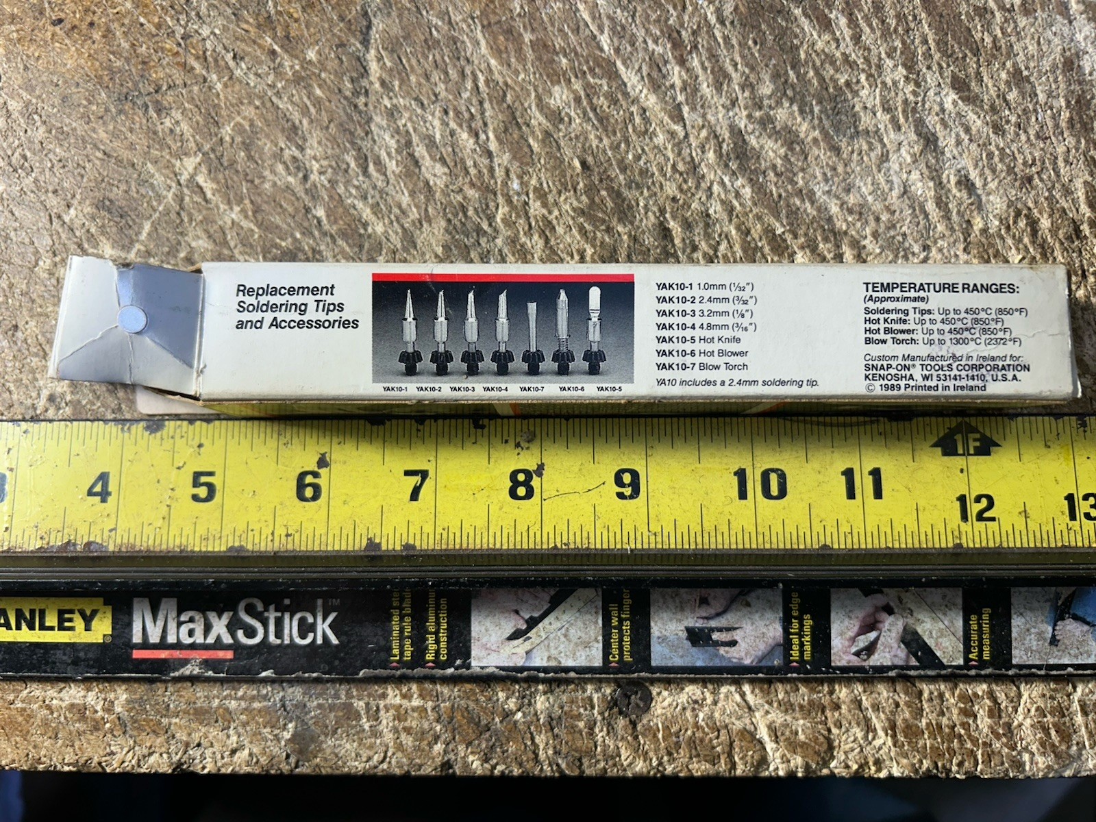 Blue Point Yak10 Cordless Soldering Iron Refillable Butane Tool