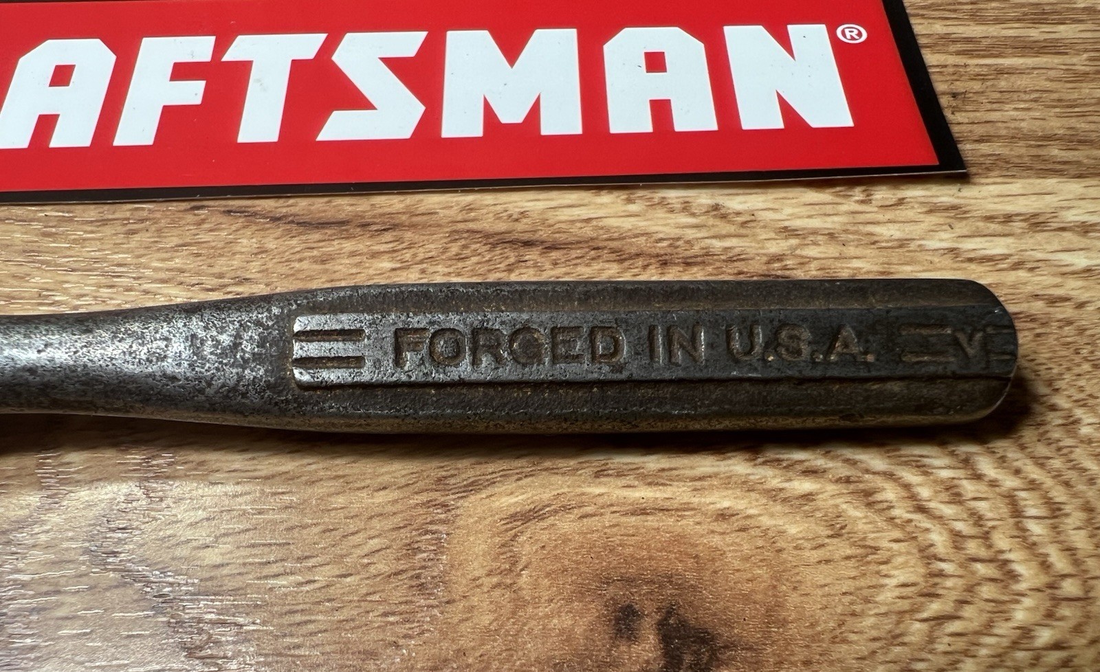 Vintage Craftsman 1/4″ Drive =V= Series Ratchet 5″ Long Forged Made in USA