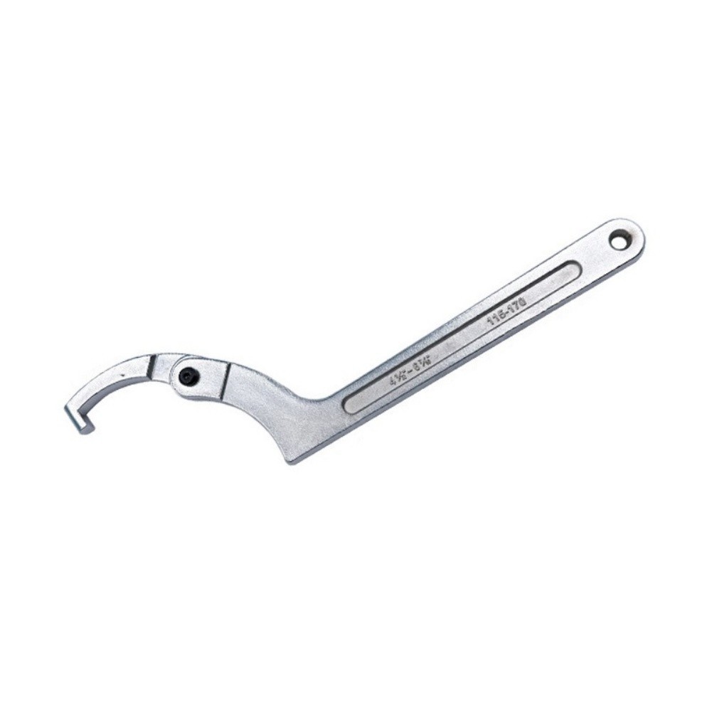 Hook Spanner Tool Shock Absorber Wrench Home Workshop Chromium Vanadium Steel