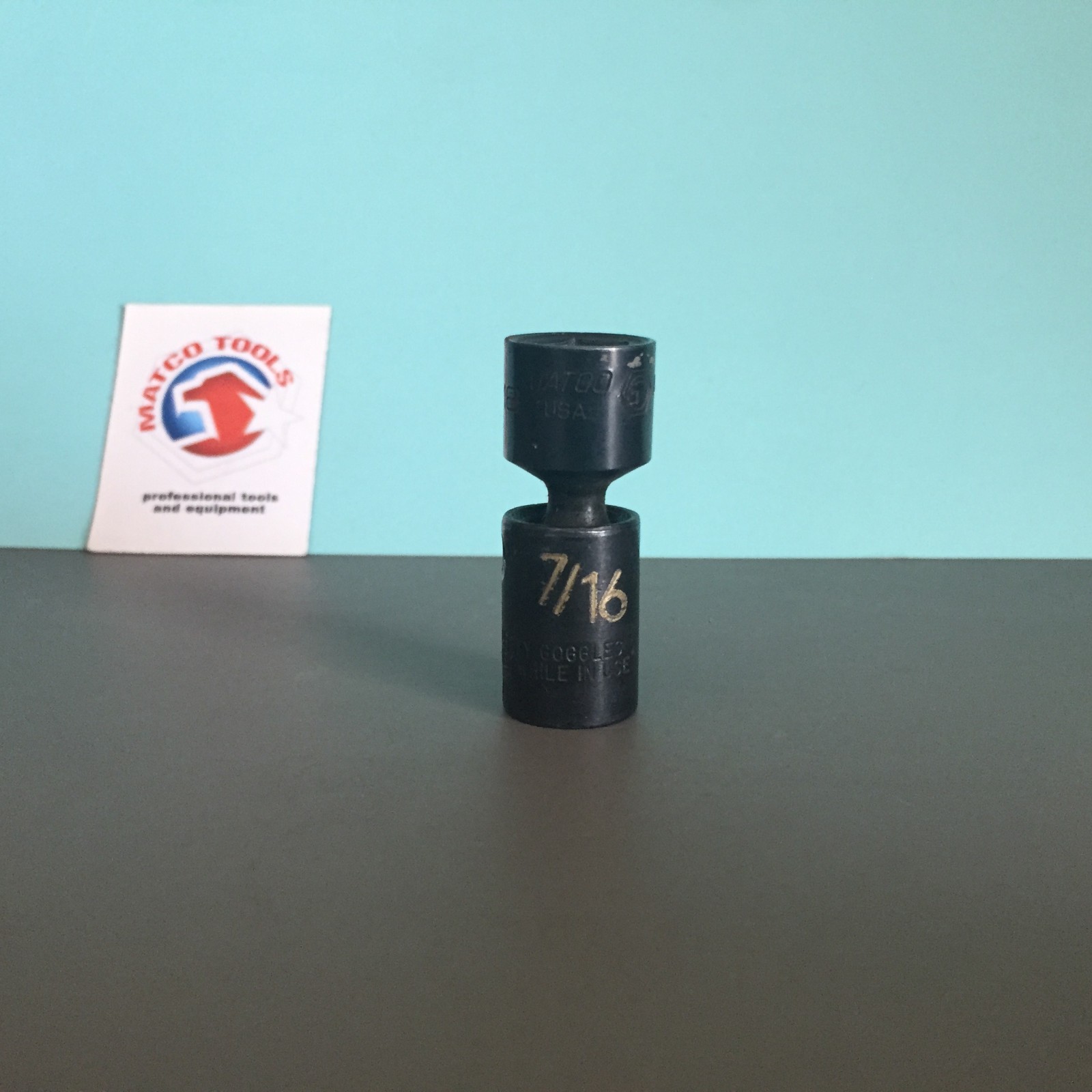 Matco Tools USA AUP146A 7/16″ SAE Universal Shallow Socket 1/4″ Drive 6 Point
