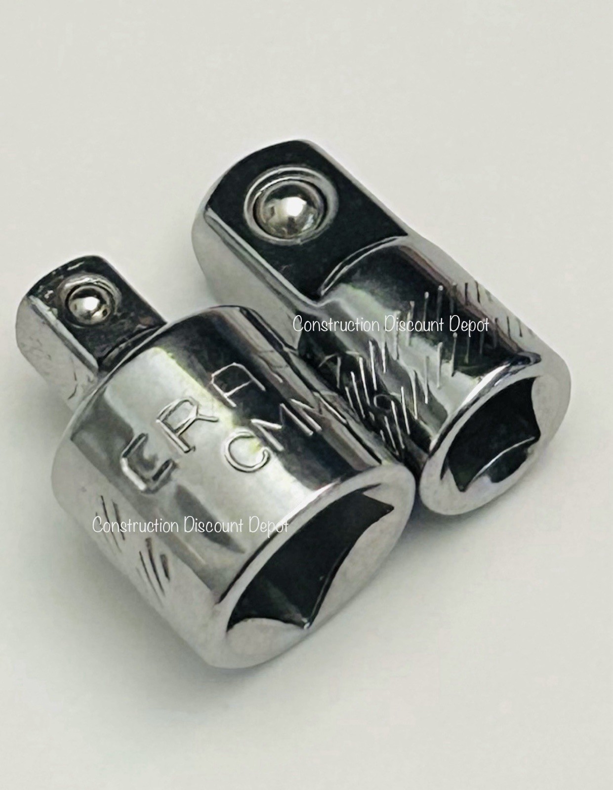 Set of 2 CRAFTSMAN 3/8″ To 1/4″ & 1/4″ to 3/8″ Drive Socket Adapter And Reducer