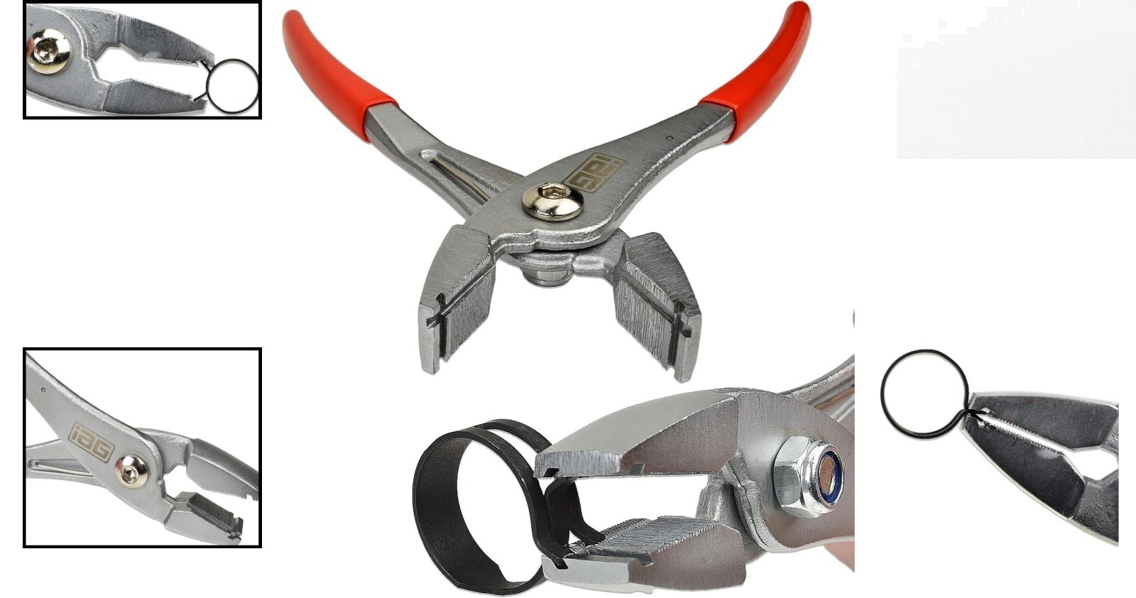Professional Alloy Steel Hose Clamp Pliers with Soft Grip for Precision Control