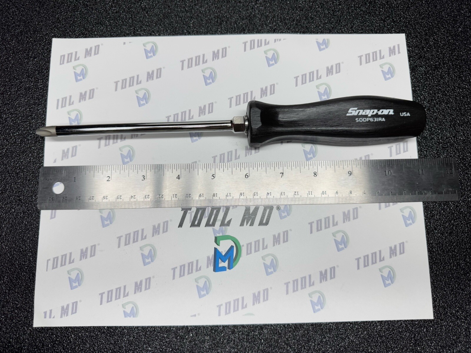 Snap-on Tools USA NEW BLACK #3 Phillips Hard Handle Screwdriver SDDP63IRA