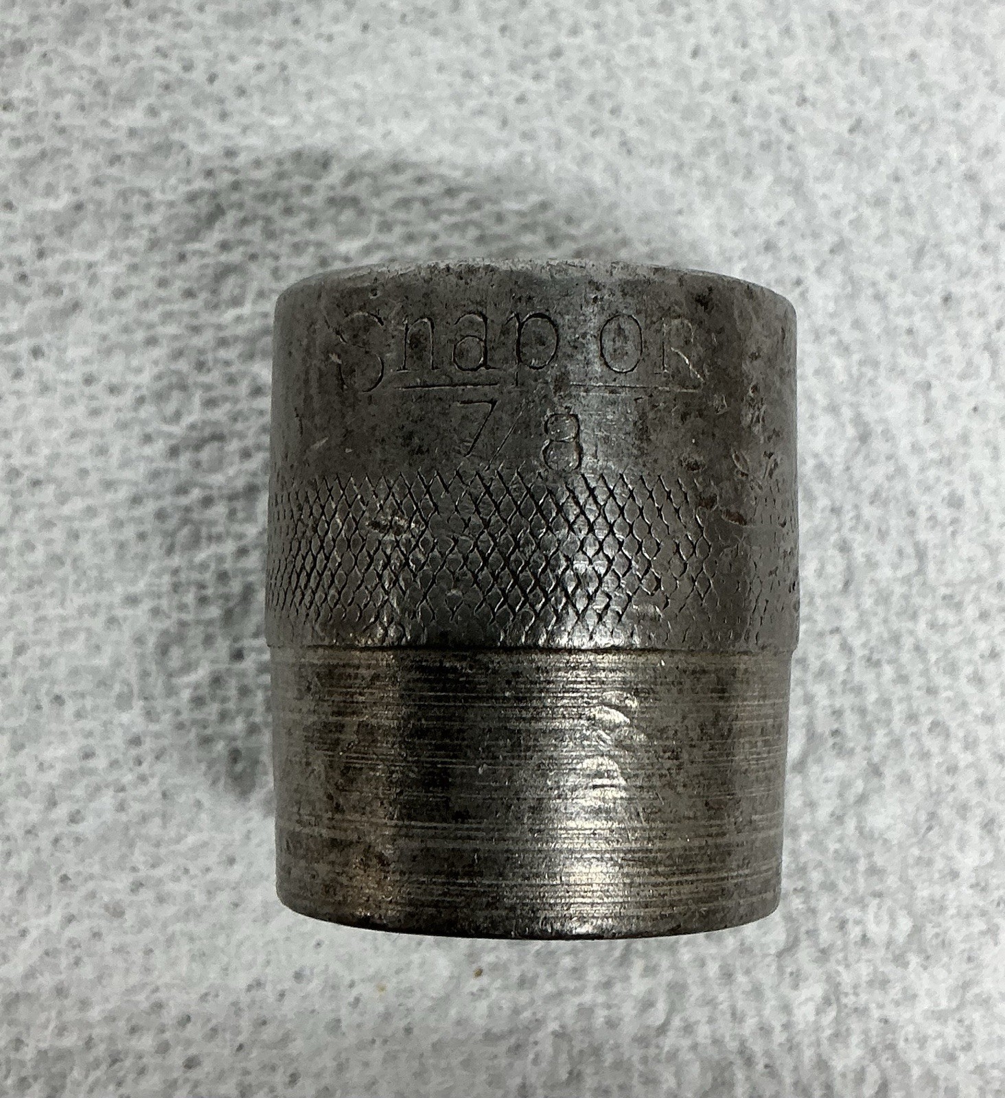 Rare Vtg 1928 ? Snap On Socket 7/8” 1/2” Drive 6 Point Unknown