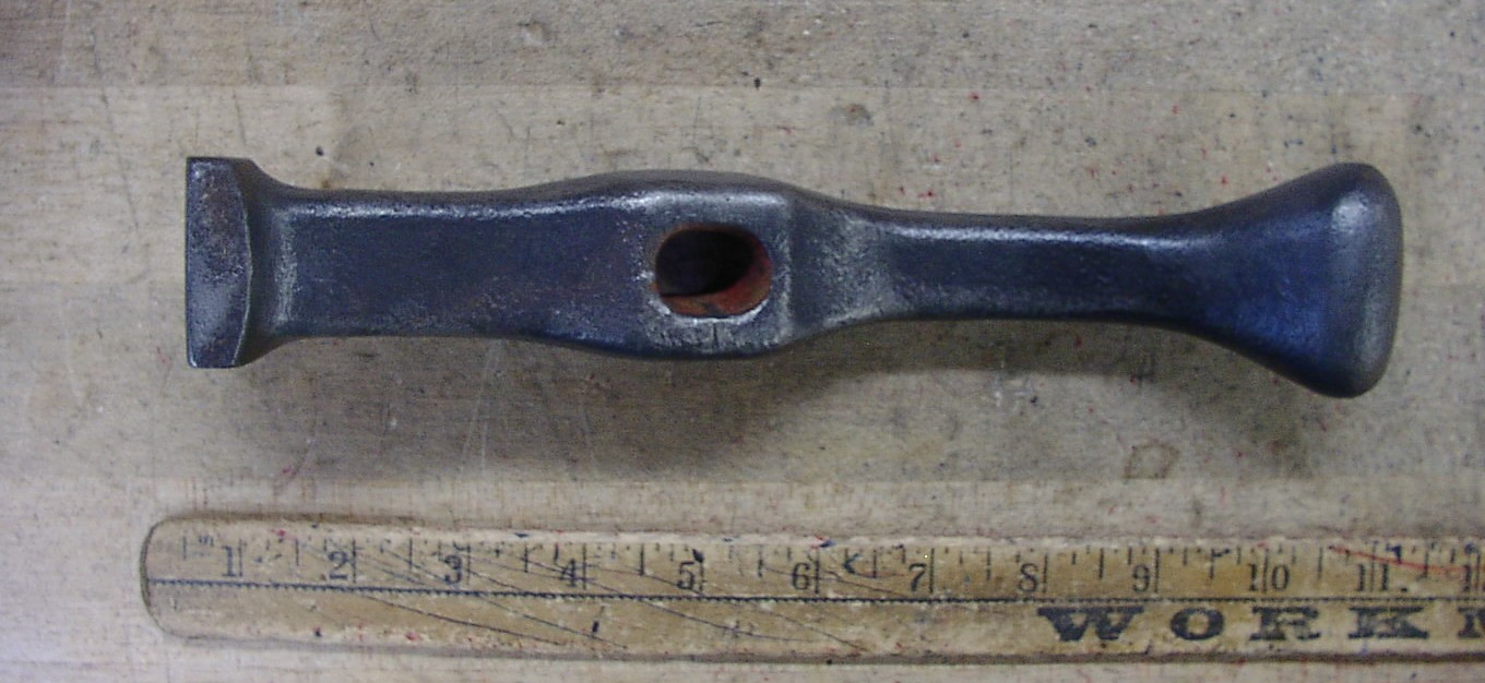 Vntg Porter Ferguson RH-10 Auto Body Curved Hammer Head,9-3/8,1-1/2″ Sq Face,EXC