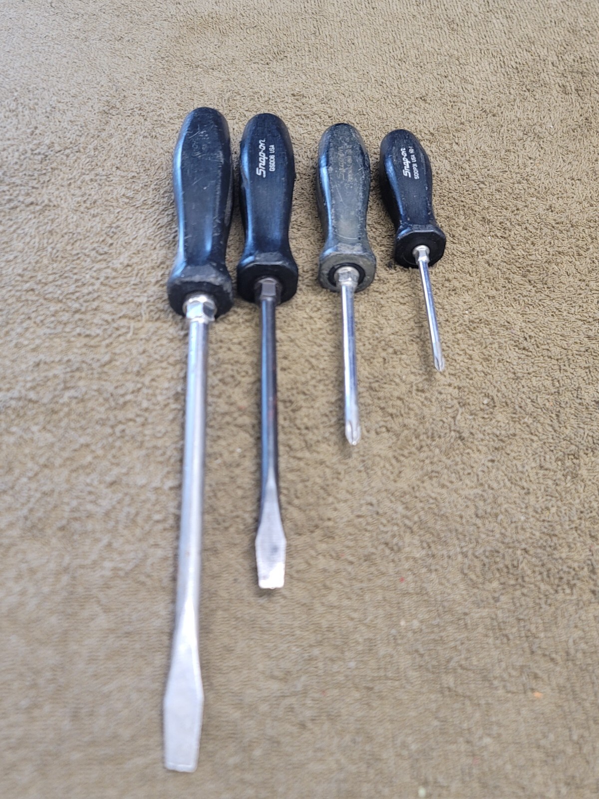 4 Snap on Screwdriver Set Slotted Philips Flat Head GSDD8 GSDD6 SDDP42 SDDP31