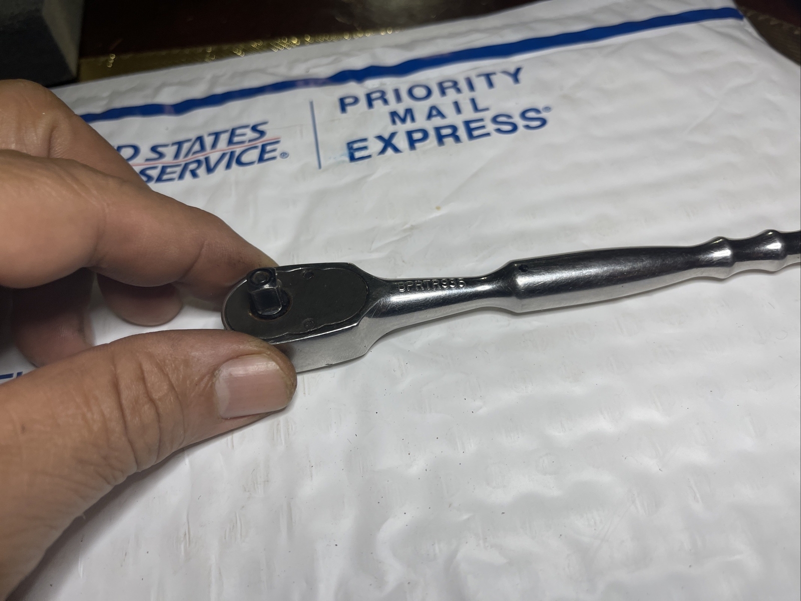 Vintage Blue Point 1/4 Drive Quick Release Ratchet BPRTR936