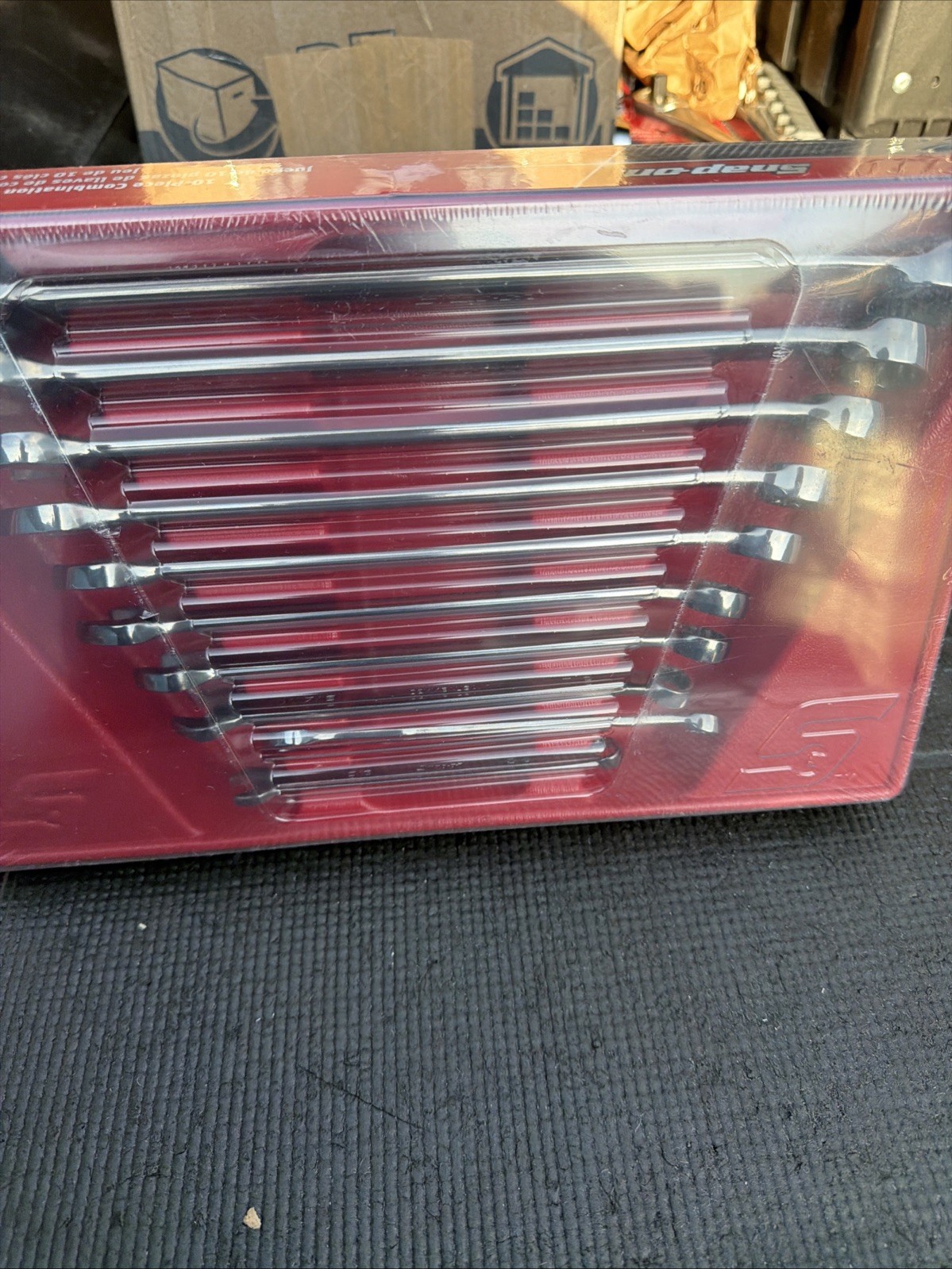 New Snap-on OEX710 10-pc 5/16″ – 7/8″ 12-Point Combination Wrench Set