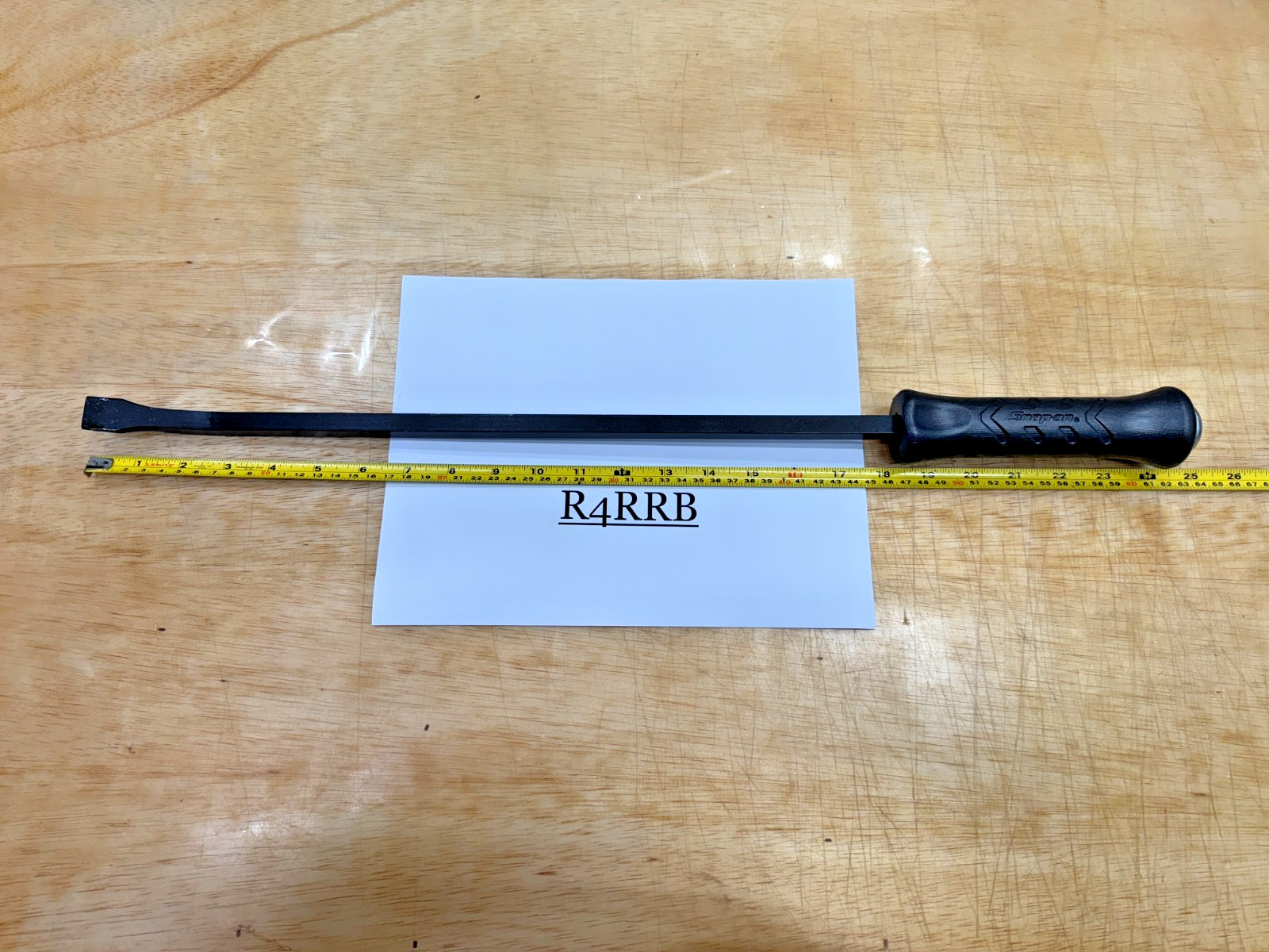 Snap-on Tools USA NEW DARK TITANIUM 24″ Length Steel Striking Pry Bar SPBS24ADT