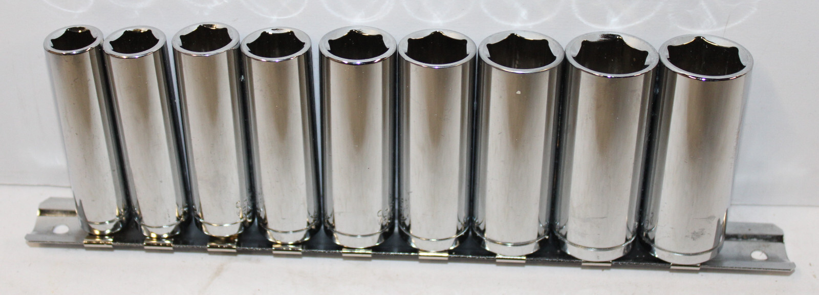Chrome Vanadium 9 Pc 3/8″ Dr. 6pt Deep Metric Socket Set 11-19mm AO4056055