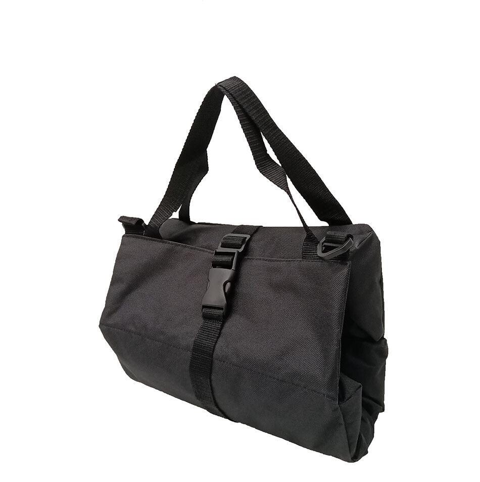 Auto Roll Up Tool Bag Multiple Pockets Canvas Storage Hanging Tool Bag