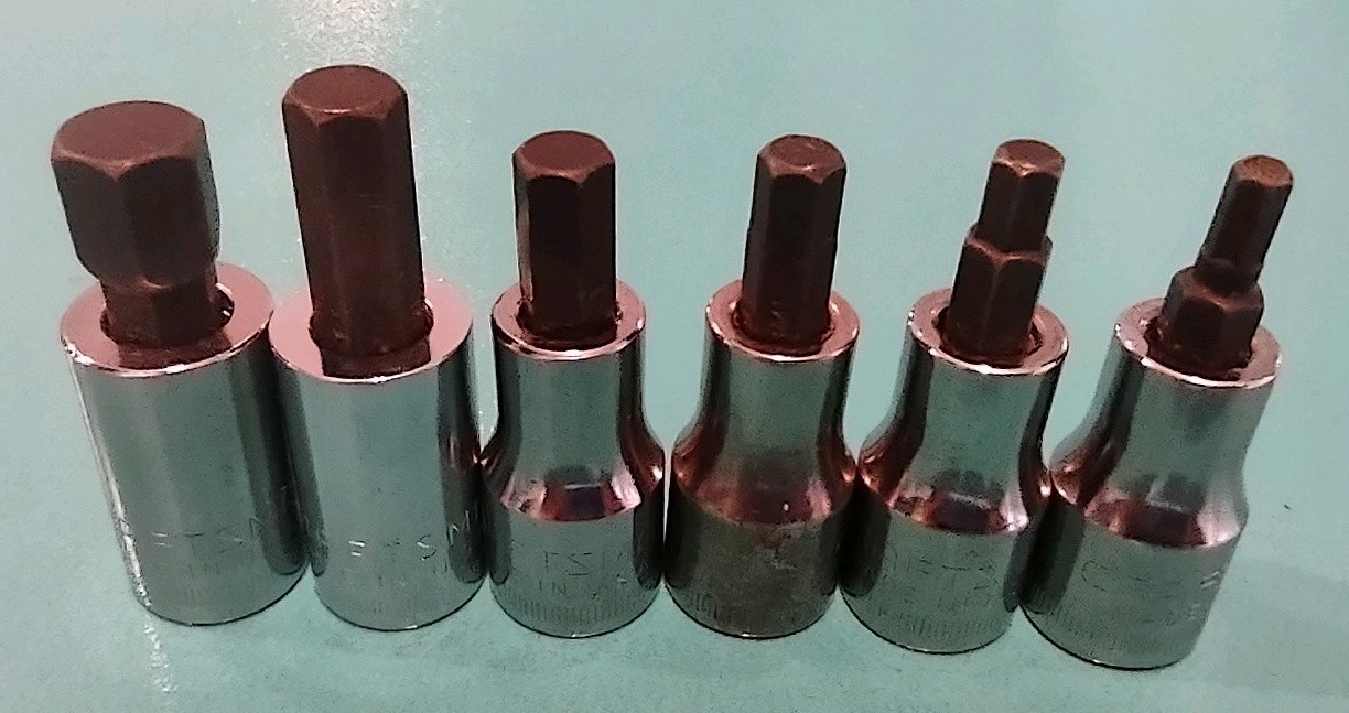 Craftsman 3/8 Drive SAE 34447 & METRIC 34448 -G- Series Hex Sockets – 12 PIECES!