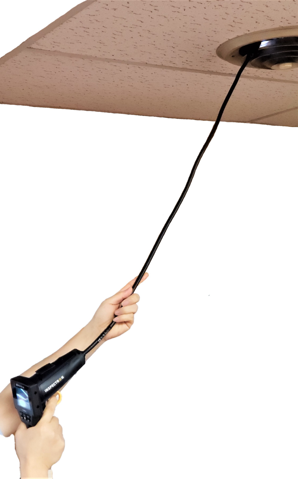 37 Inch Flexible 4-Claw Pickup Retrieving Tool with Videoscope Camera and Lights