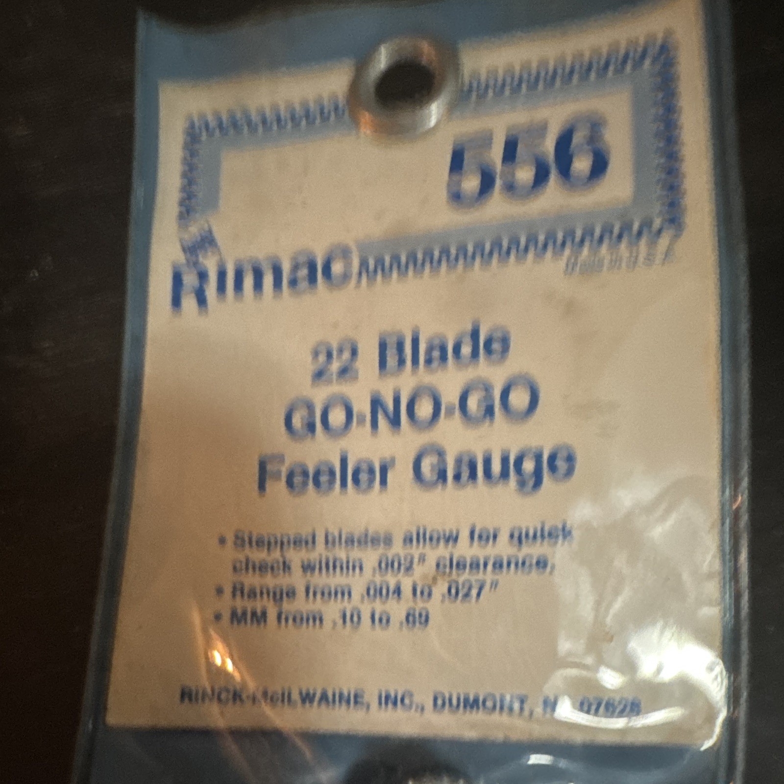 Feeler Gauge 22 Blade