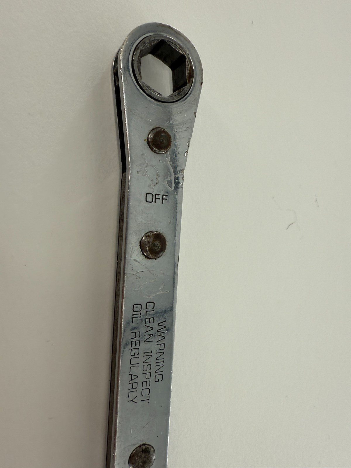 Snap-On R1618SA 1/2″ & 9/16″ 6 Point Ratcheting Box Wrench