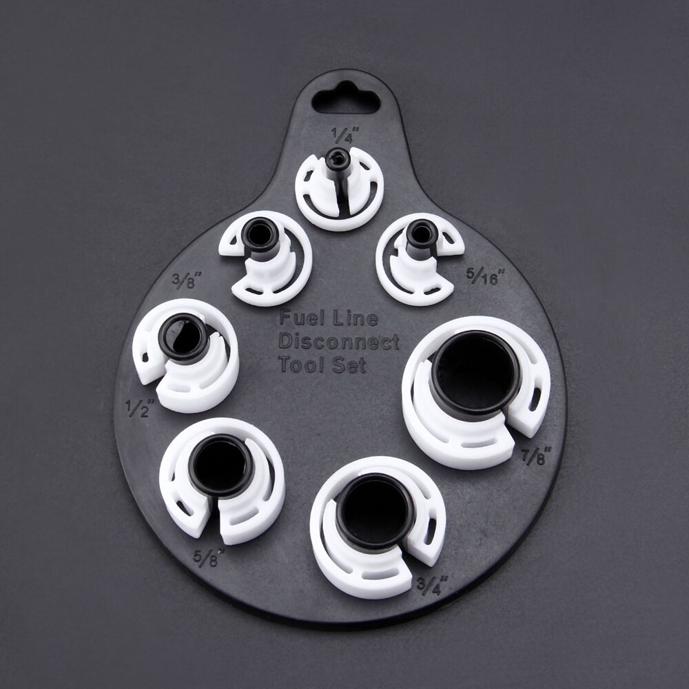 7Pcs Plastic Air Condition Quick Disconnect Tool Set 1/4″ to 7/8″ Black/White