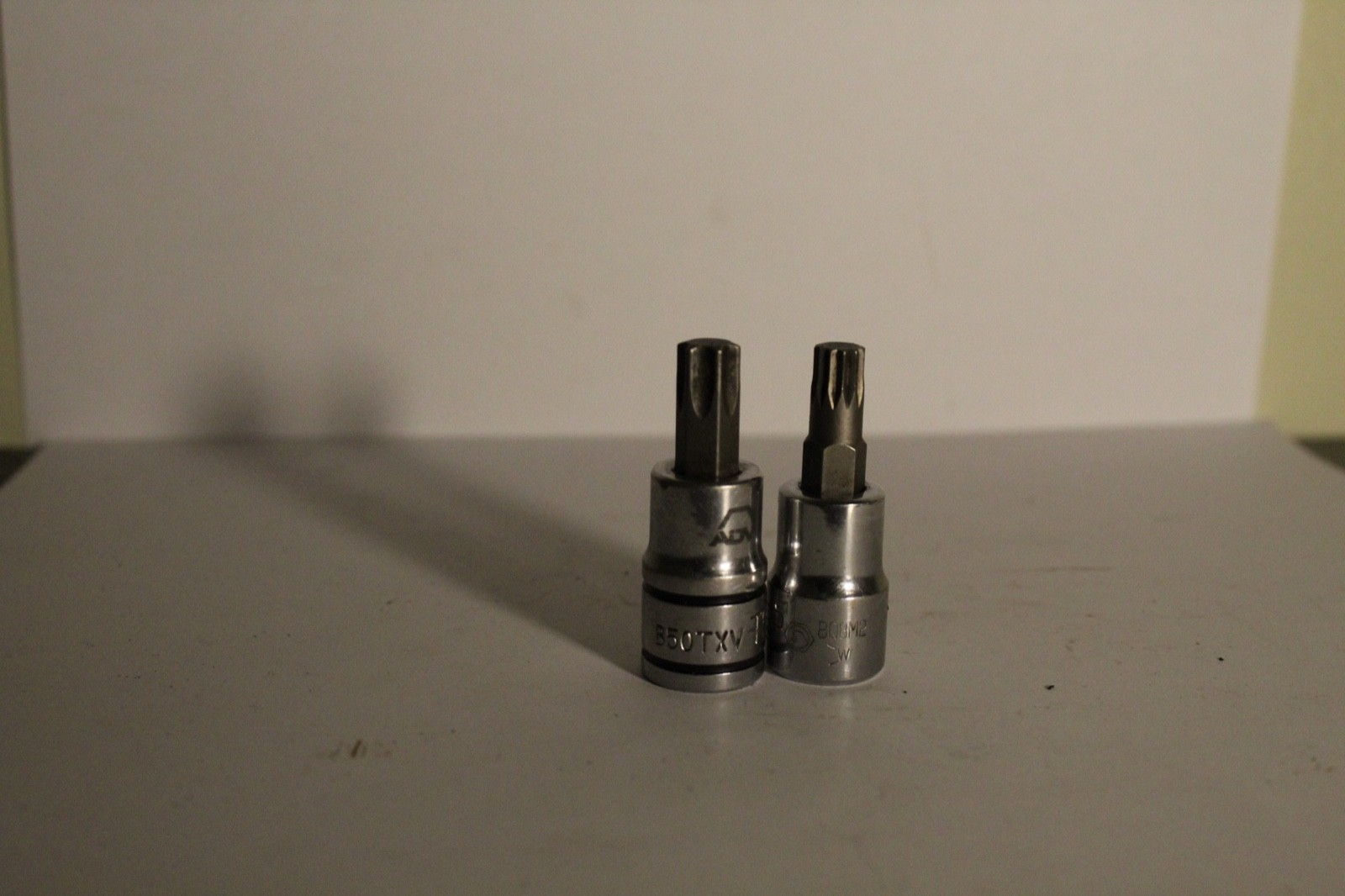 Matco ADV- B50TXV Torx , T50 3/8 and 8mm Triple Square BQ8M2 socket bits