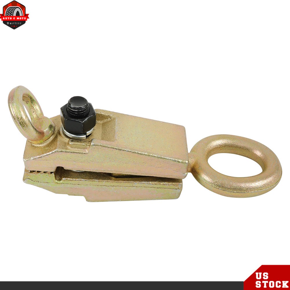 2× 5 Ton 2-Way Frame Back Self-Tightening Grips Auto Body Repair Pull Clamp Tool