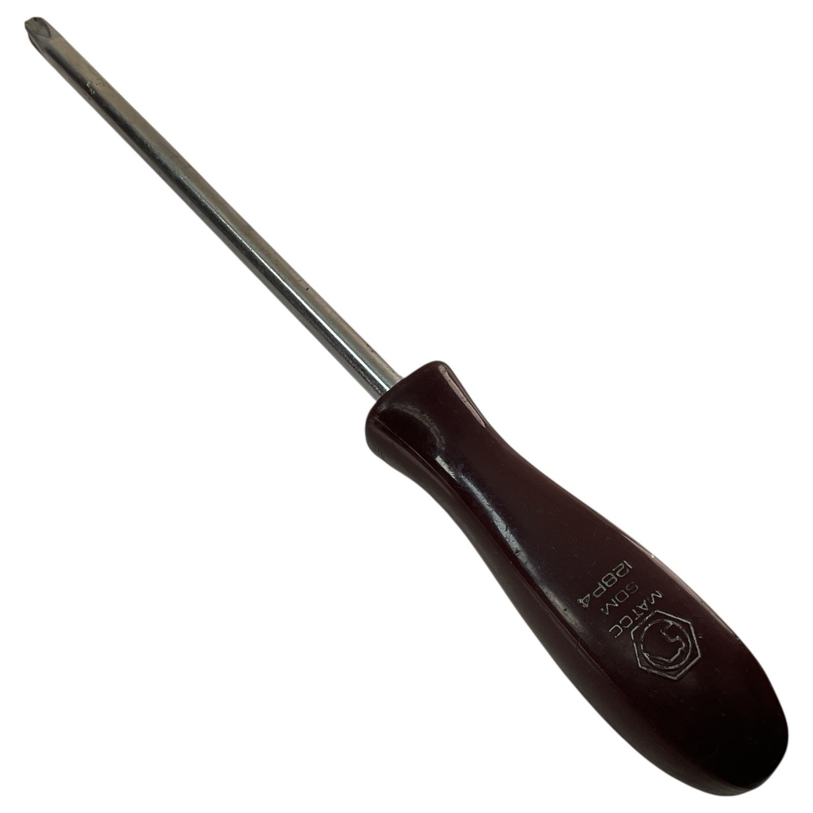 Matco Tools SDM128P4 Phillips Screwdriver Maroon Hard Handle USA Made Hand Tool