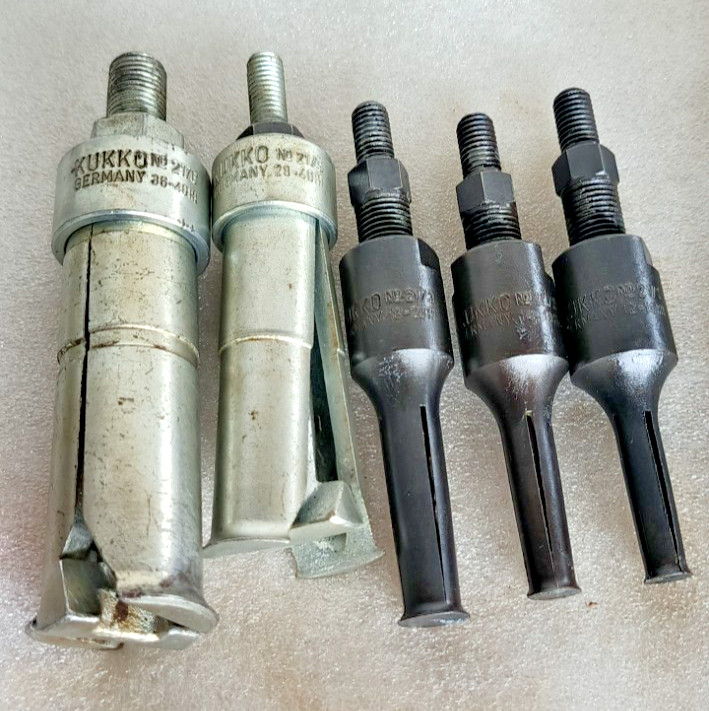 KUKKO 22-1,22-2 BALL BEARING PULLER AND 21-1,21-2,21-3,21-5 & 21-6 EXTRACTOR SET