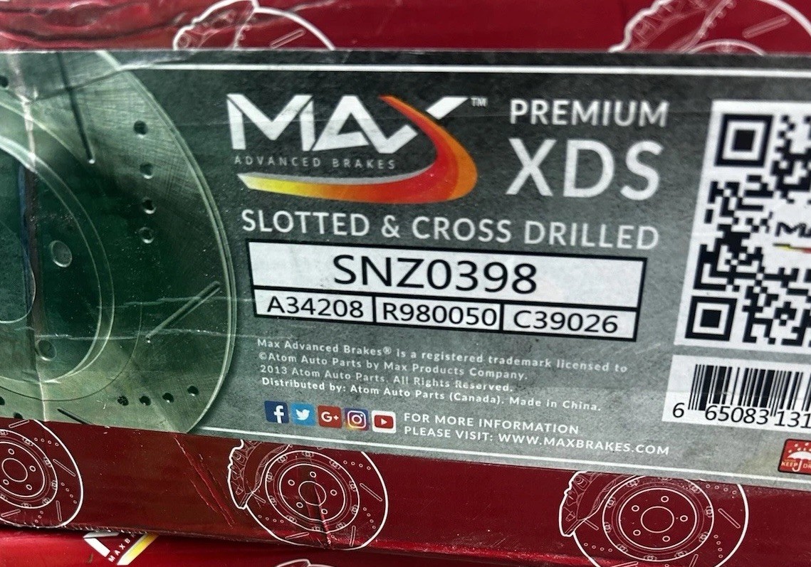 Max Brakes Rotors