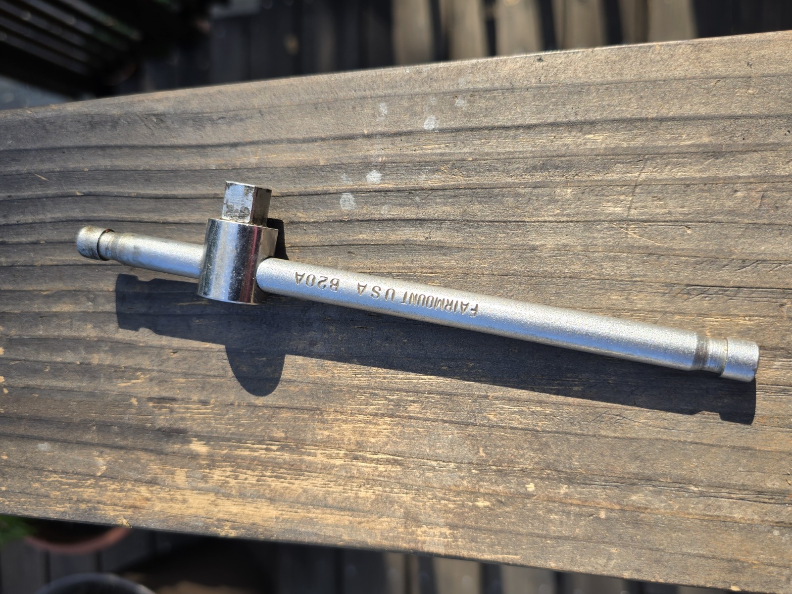 Fairmount Tools B20A USA 3/8″ Drive Sliding T-Handle Breaker Bar 7.5″