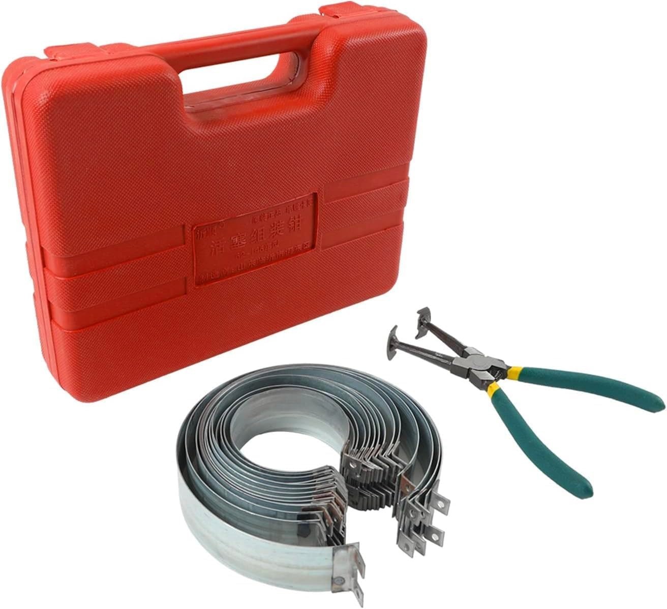 Comprehensive Automotive Piston Ring Tool Set – 14 Rings & Case for Easy Storage