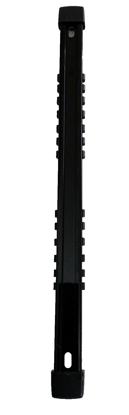 Unbranded Socket Holder Rail 13 1/4″ Clips Black Plastic Mountable
