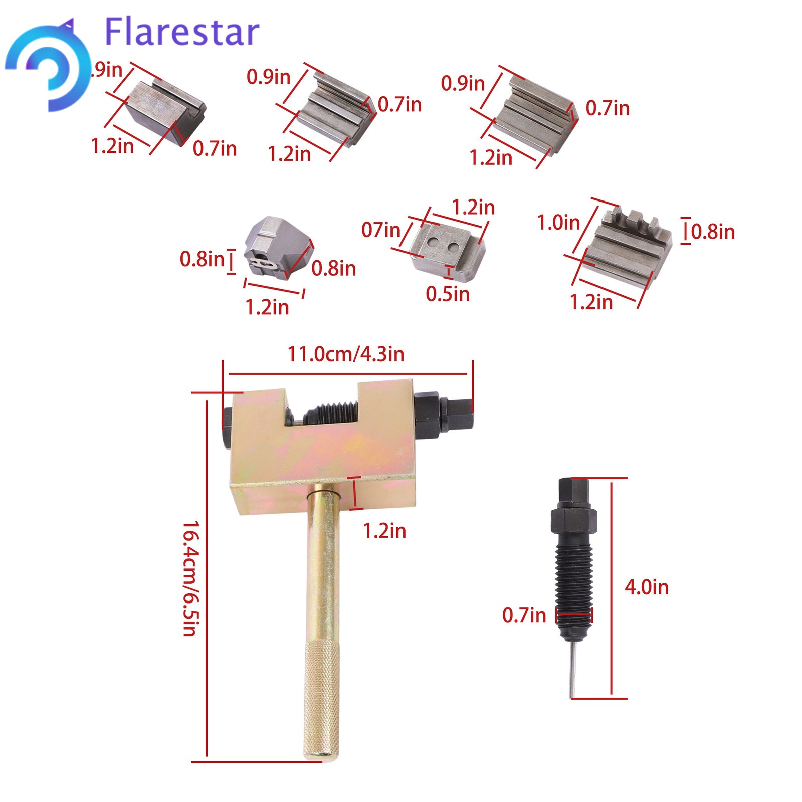 Engine Camshaft Timing Chain Rivet Tool Kit For Mercedes Benz M271 M272 M273 274