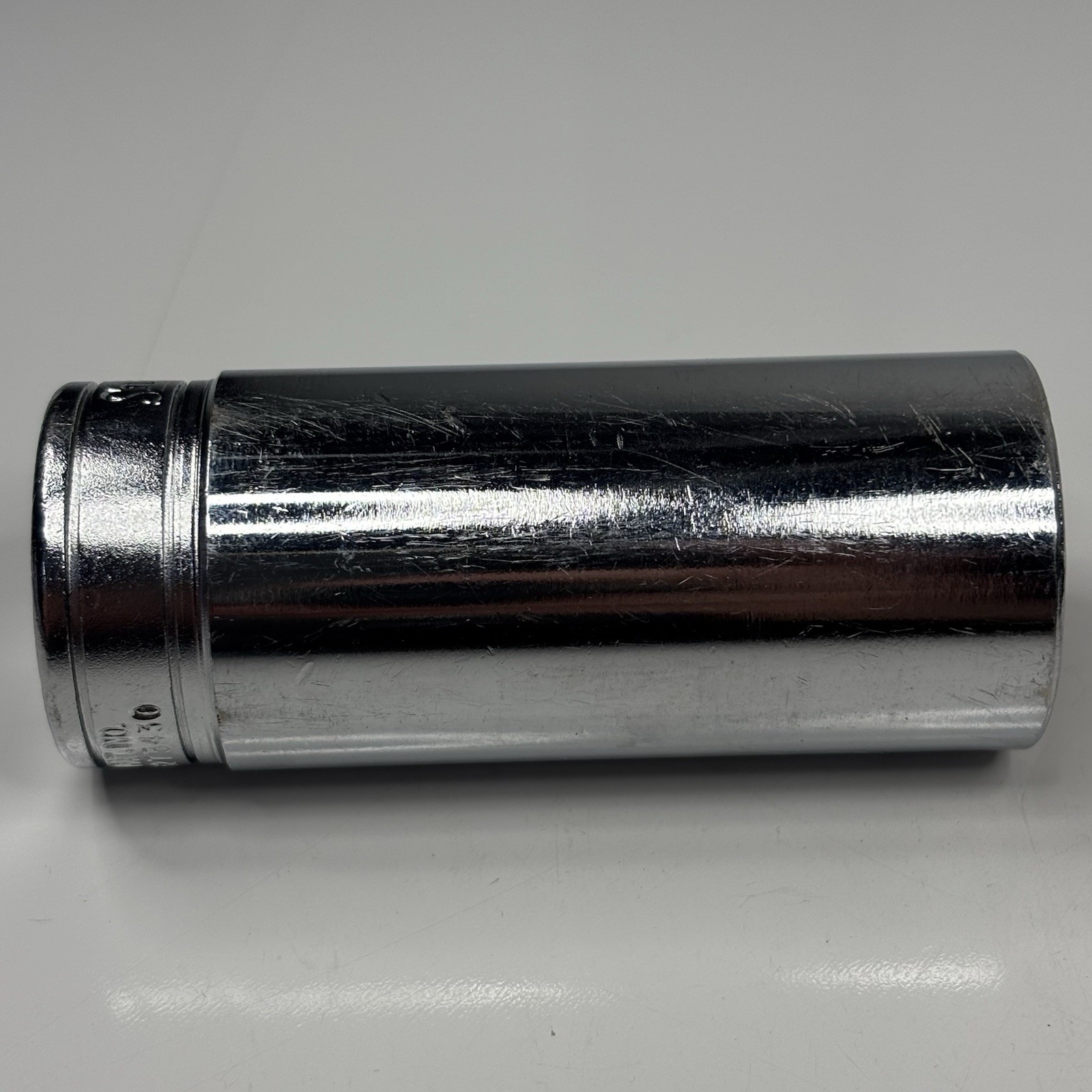 Snap On Tools SFS281 3/8 Dr 6Pt SAE 7/8 Flank Drive Deep Chrome Socket USA VTG