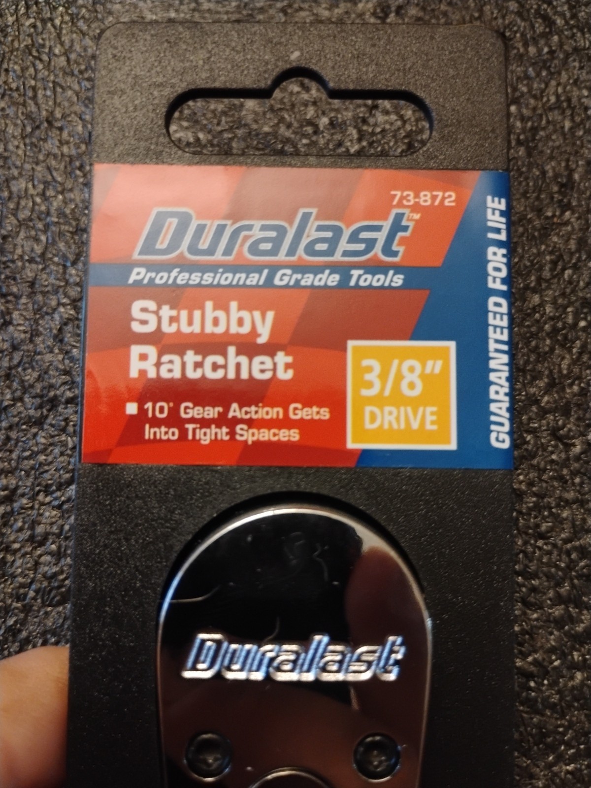 DURALAST STUBBY RATCHET – 3/8» DRIVE (MODEL: 73-872) new