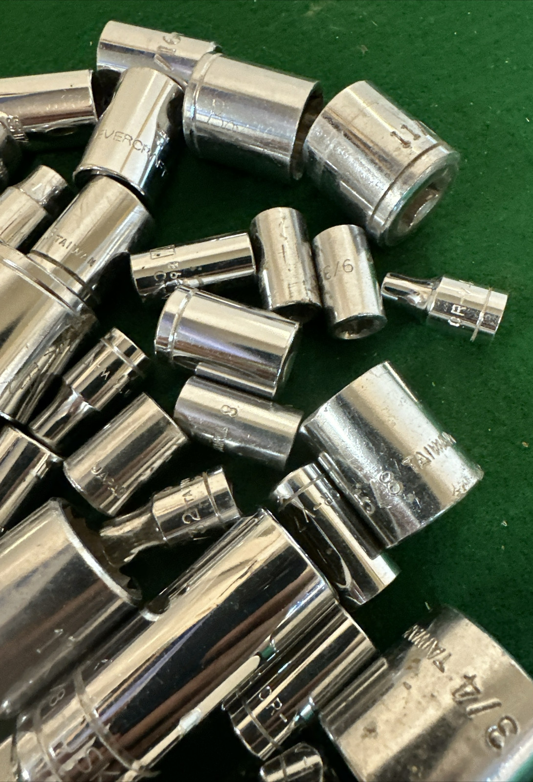 Lot Of 45+ Socket Impact Deep Well and regular Taiwan and Japan made