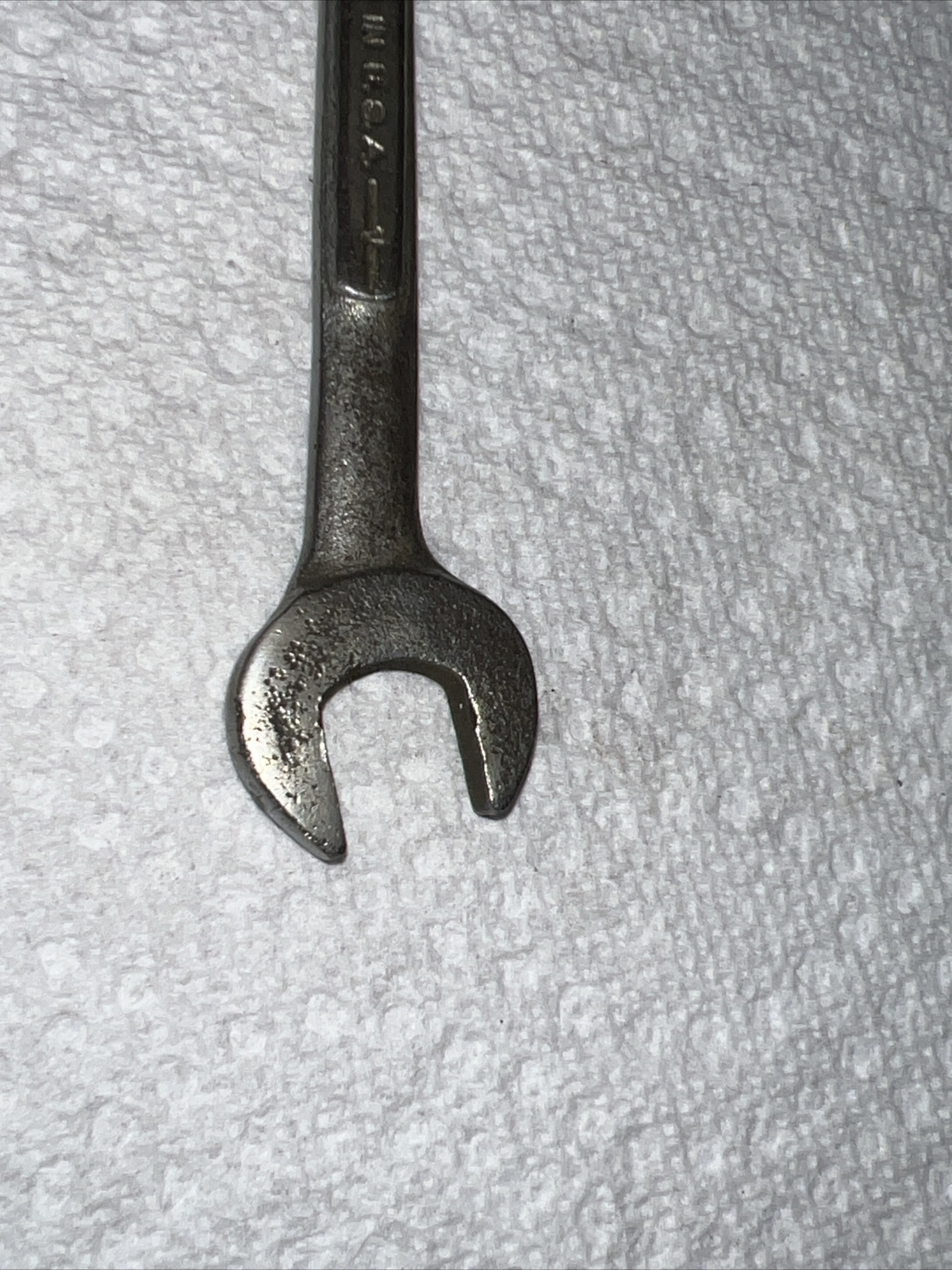 Vintage Craftsman Forged in USA V Series Open End Wrench Nickel 3/8″ 7/16″